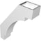 Ekena Millwork 3 1/2-in. W x 12-in. D x 16-in. H Merced Architectural Grade PVC Knee Brace BRCP035X12X16MRC - alternate 5